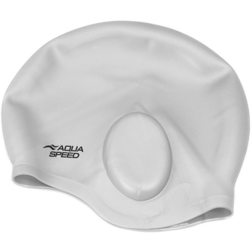 ΣΚΟΥΦΑΚΙ ΣΙΛΙΚΟΝΗΣ AQUA SPEED EAR CAP Ασημί