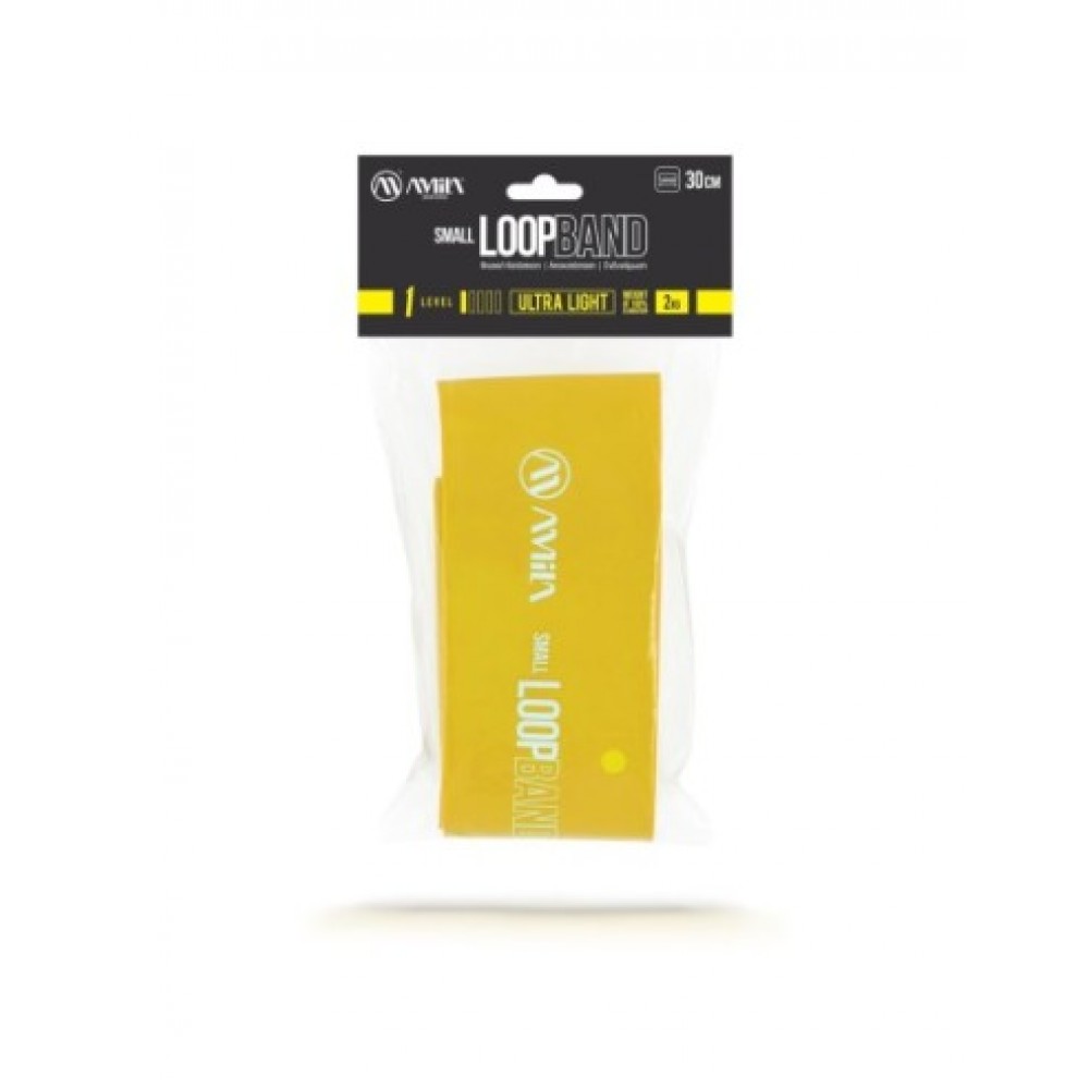 Λάστιχο Αντίστασης AMILA Small LoopBand Ultra Light // Κίτρινο