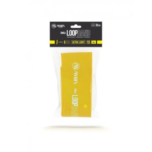 Λάστιχο Αντίστασης AMILA Small LoopBand Ultra Light // Κίτρινο Λάστιχο Αντίστασης AMILA Small LoopBand Ultra Light // Κίτρινο