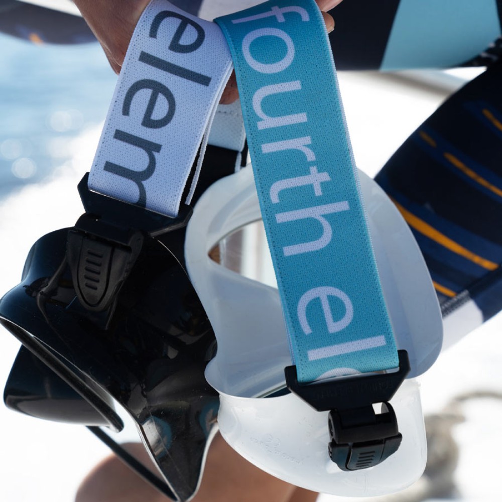 FOURTH ELEMENT Strap μάσκας // Aqua/White