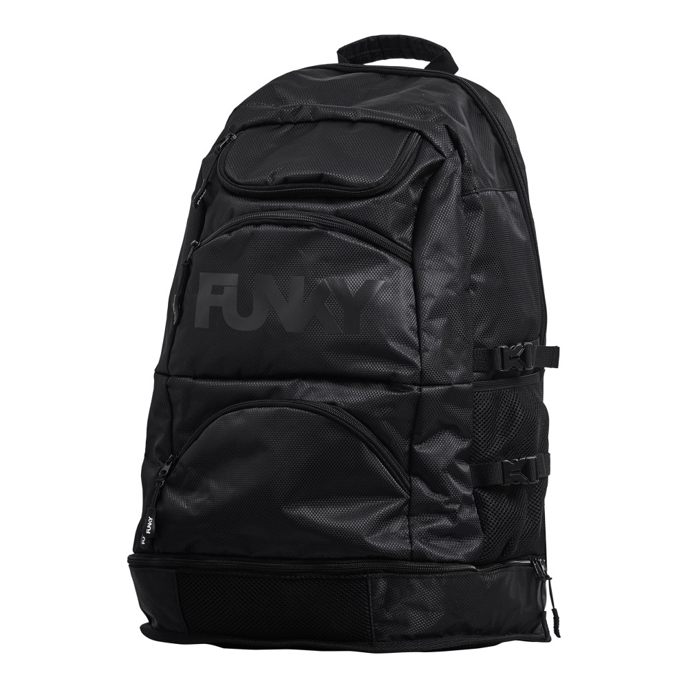 Σακίδιο πλάτης κολυμβητηρίου FUNKITA - EXPANDABLE ELITE SQUAD BACKPACK BACK TO BLACK