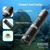 DivePro D5-3 επαναφορτιζόμενος φακός 1150 lumen