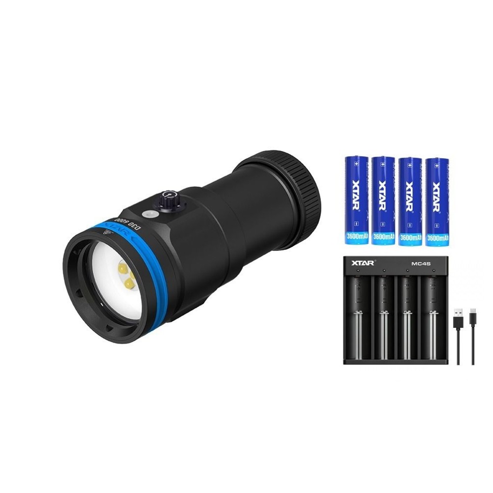 XTAR D30 Καταδυτικός Φακός 6000lm