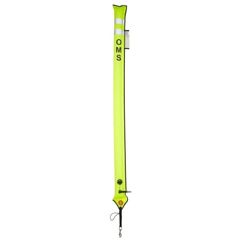 Σημαδούρα αποσυμίεσης OMS SLIM Big Diver's Alert Marker 1.80 meter closed No-Lock LP Connector with OPV (~12 kg lift)