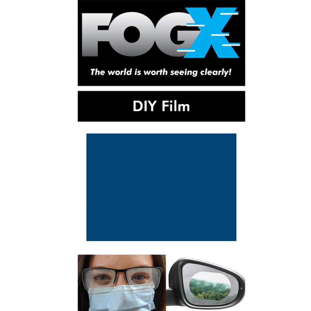 Αντιθαμβωτική αυτοκόλλητη μεβράνη Fog-X // DIY Film