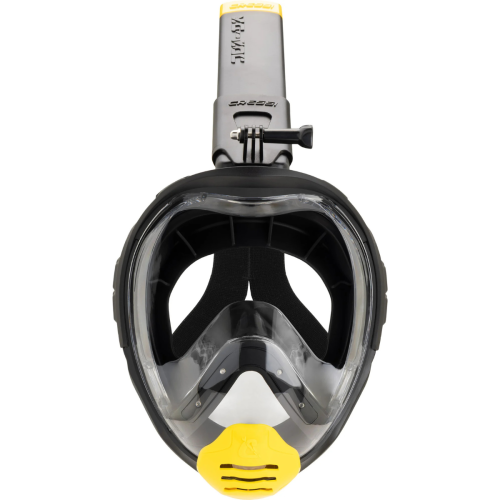 Cressi KAIRON FULL FACE MASK ΜΑΥΡΗ/ΚΙΤΡΙΝΗ L/XL