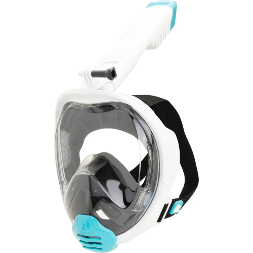 Cressi KAIRON FULL FACE MASK ΑΣΠΡΗ/AQUAMARINE S/M
