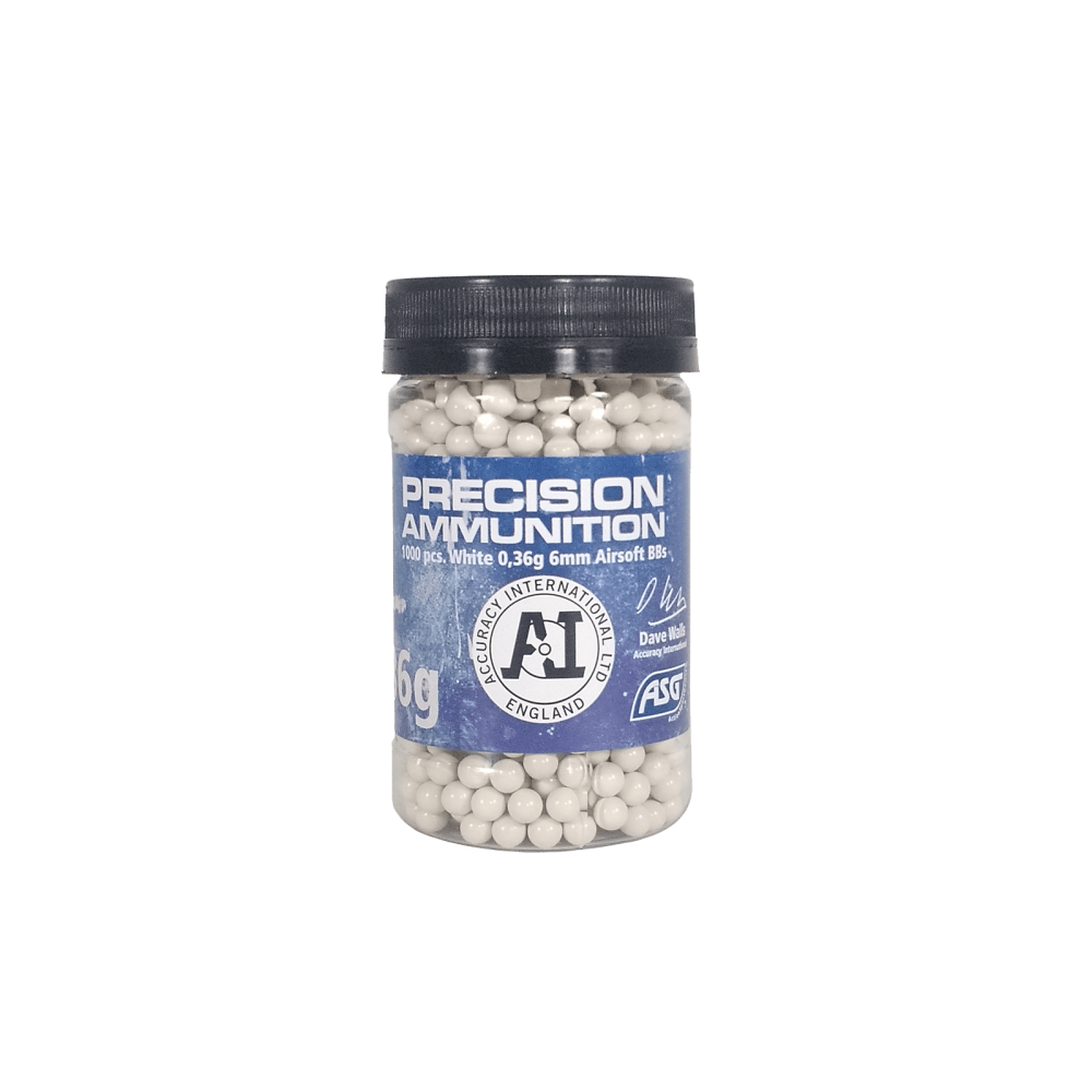 Μπίλιες Airsoft ΜΠΙΛΙΕΣ SOFT AI 0,36g / 1000, white, in bottle
