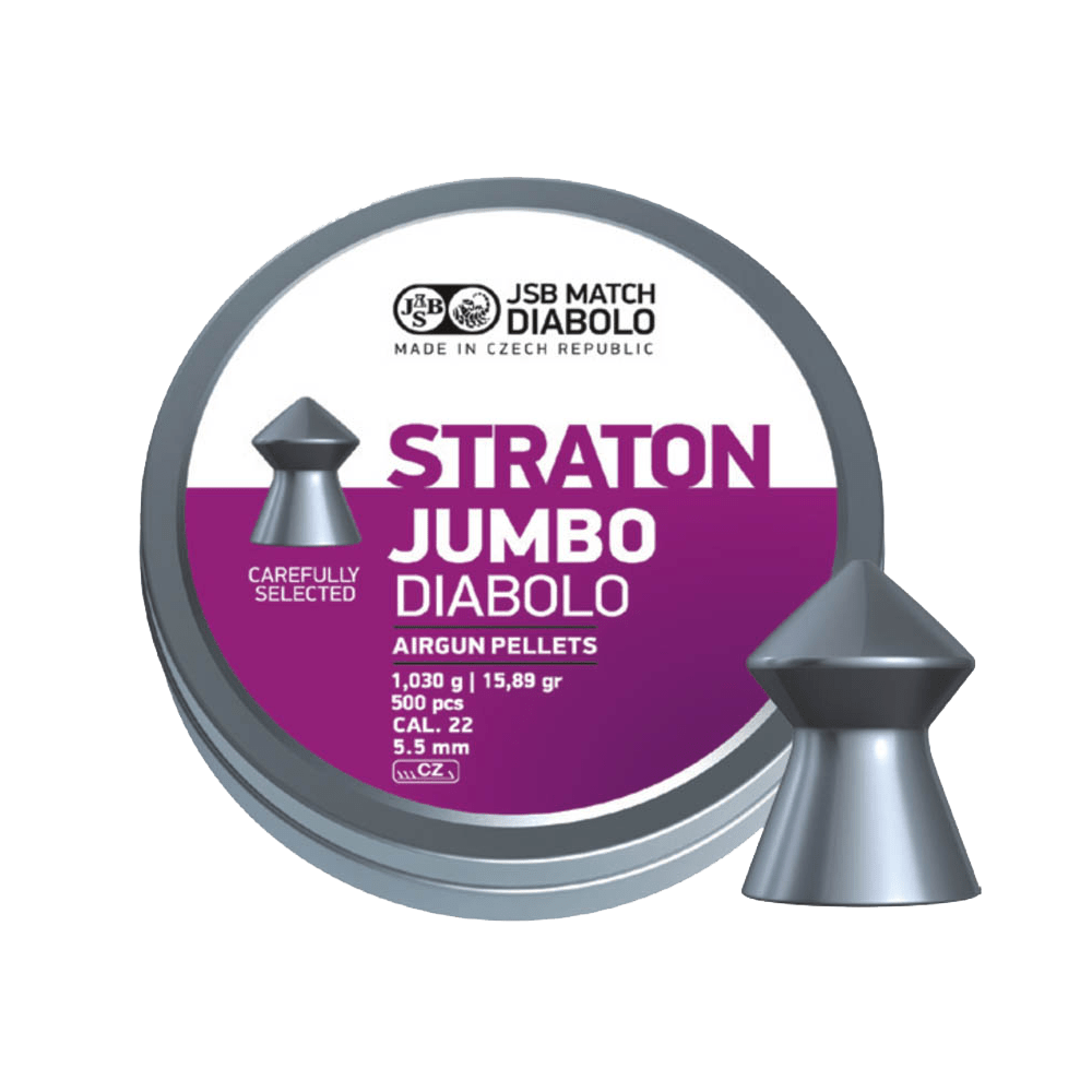 ΒΛΗΜΑΤΑ ΑΕΡΟΒΟΛΟΥ JSB STRATON 5.50mm / 500, JUMBO, (1,030gr / 15,895g)