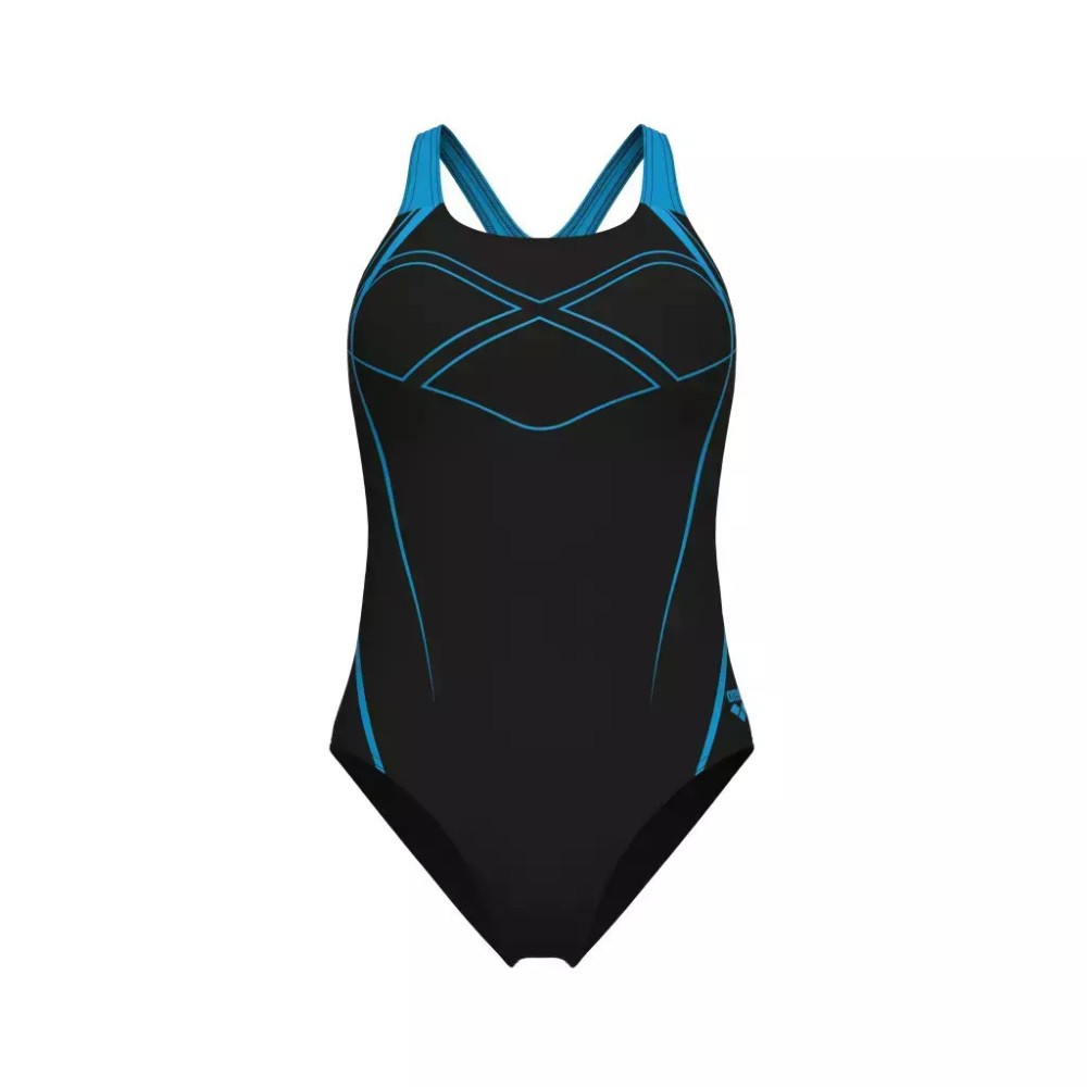 ΓΥΝΑΙΚΕΙΟ ΜΑΓΙΟ Arena Graphic Swim Pro black // turquise