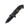 ALPIN Σουγιάς Tactical D2 (5.7cm) με κόφτη και θραύστη βολφραμίου- μαύρο