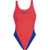 ΓΥΝΑΙΚΕΙΟ ΜΑΓΙΟ ARENA SOLID SWIM TECH HIGH Fluo Red - Neon Blue