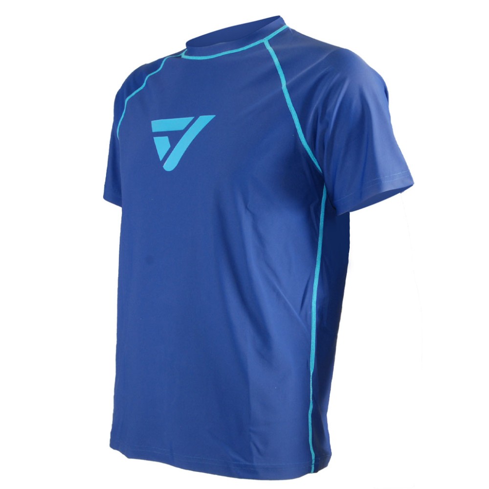 ΑΝΤΙΗΛΙΑΚΗ ΜΠΛΟΥΖΑ RASHGUARD VAQUITA Ανδρικό Loose Fit– Κοντό Μανίκι μπλε