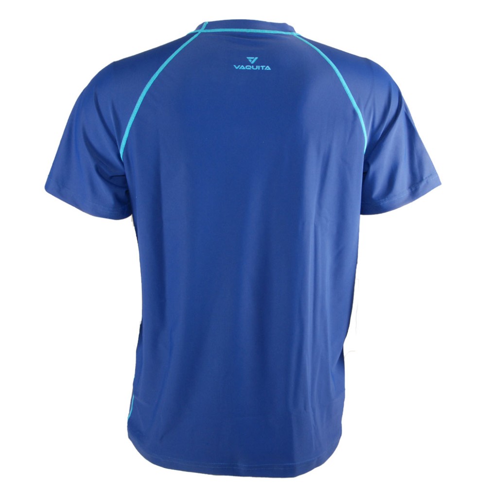 ΑΝΤΙΗΛΙΑΚΗ ΜΠΛΟΥΖΑ RASHGUARD VAQUITA Ανδρικό Loose Fit– Κοντό Μανίκι μπλε