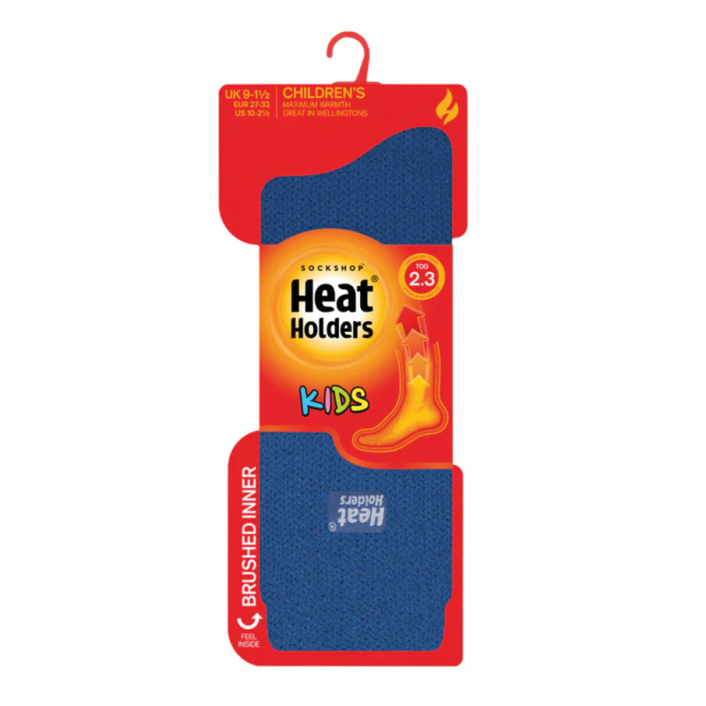 Παιδικές κάλτσες HEAT HOLDERS plain - Dark Blue