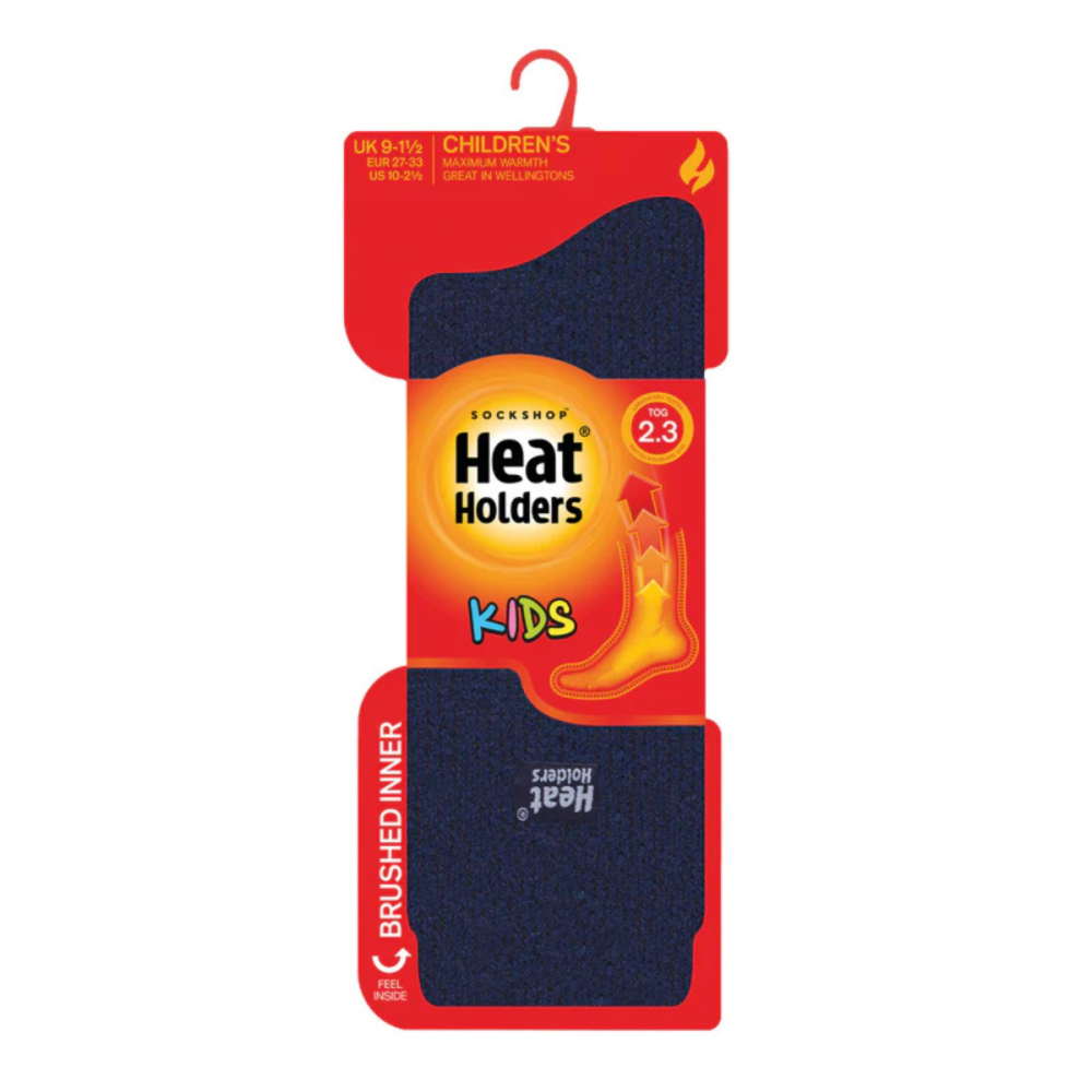 Παιδικές κάλτσες HEAT HOLDERS plain - Indigo