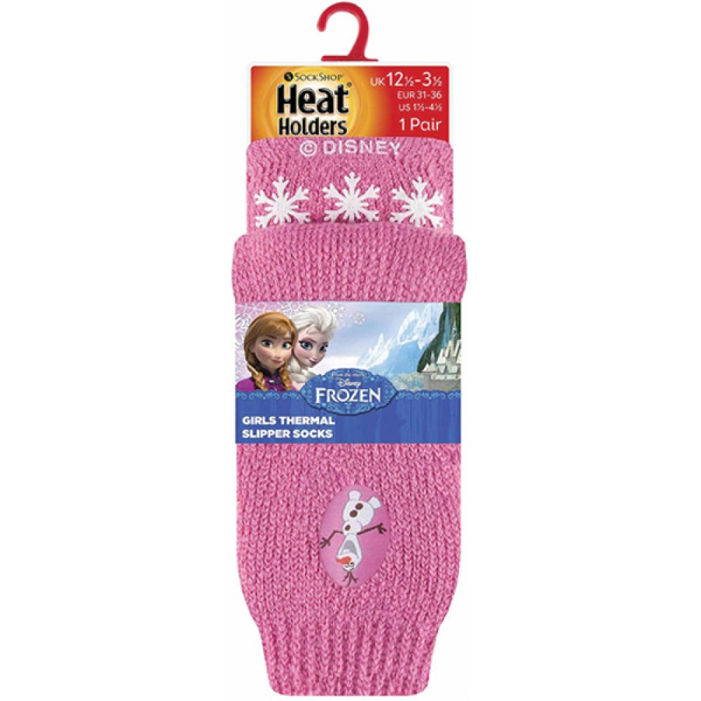 Παιδικές κάλτσες Kids Disney Thermal Slipper Socks - Frozen Olaf Ροζ