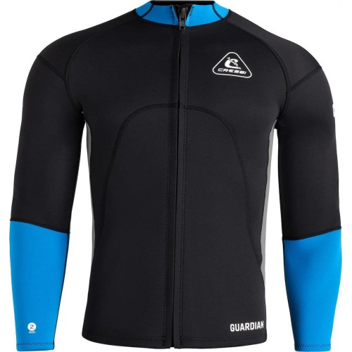 CRESSI Guardian σακάκι κολύμβησης και θαλασσίων σπορ, neoprene 2mm Μαύρο // Μπλε