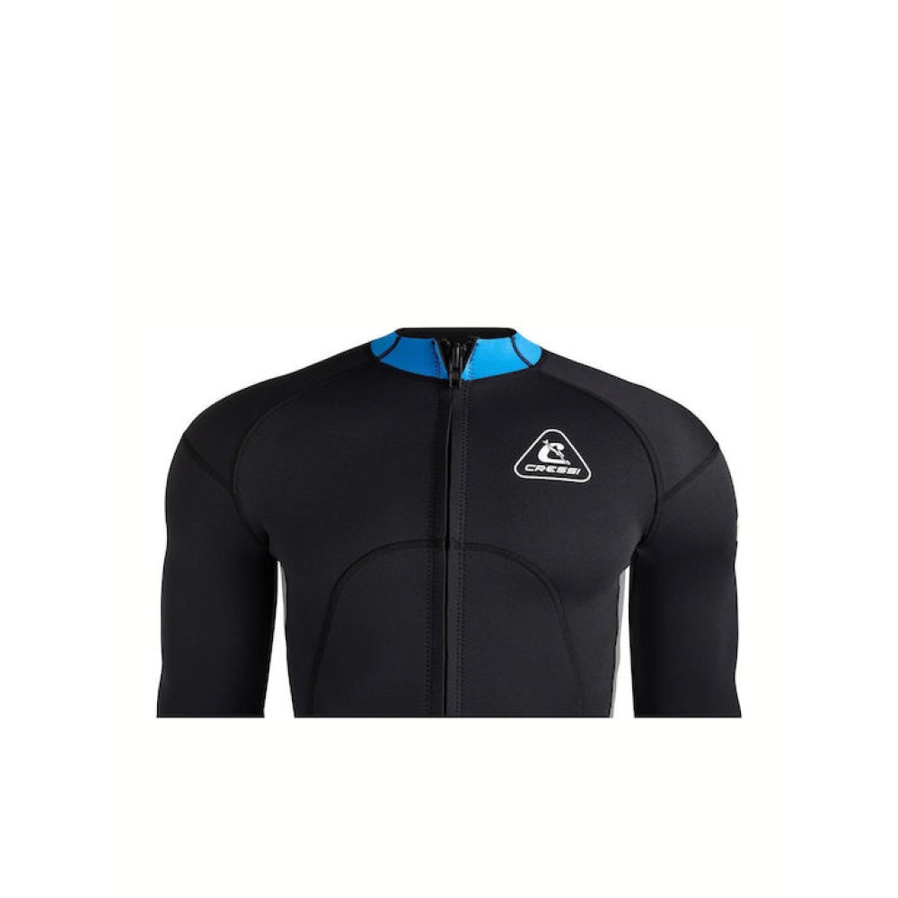 CRESSI Guardian σακάκι κολύμβησης και θαλασσίων σπορ, neoprene 2mm Μαύρο // Μπλε