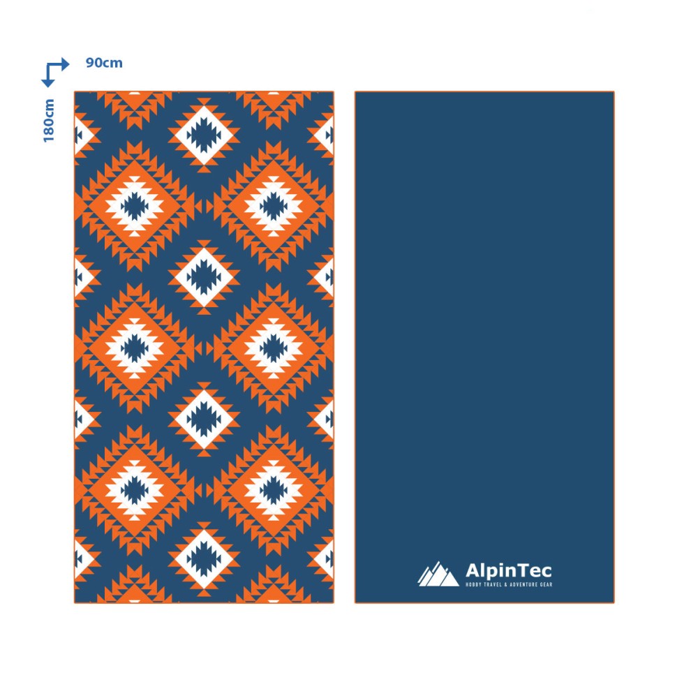 Πετσέτα ALPINTEC Microfiber DryFast Print Africa O 180 X 90