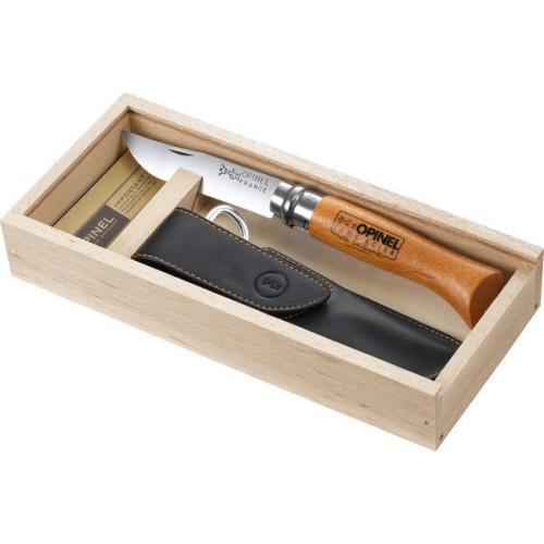 Σουγιάς OPINEL Οξυά Inox No8 κασετίνα με τζάμι
