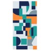 Πετσέτα ALPINTEC Microfiber DryFast Paint 90×180 Shapes I
