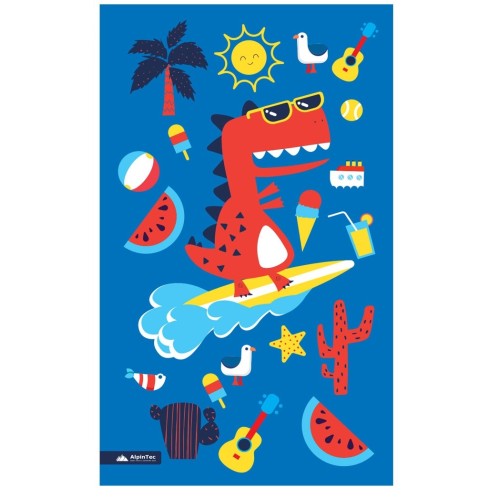 Πετσέτα ALPINTEC Microfiber DryFast Kids 70×120 Dino