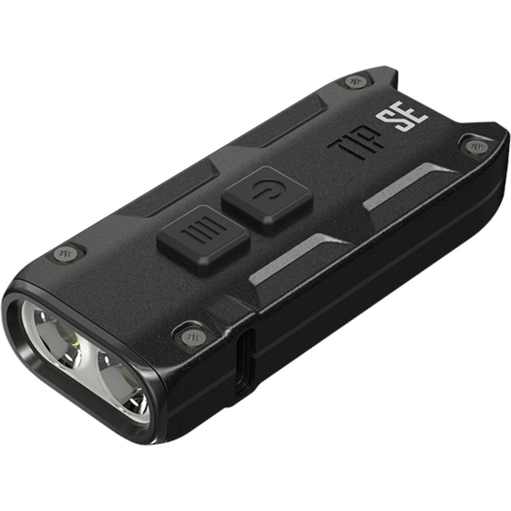 Φακός Μπρελοκ LED NITECORE TIP SE επαναφορτιζόμενος - μαύρο