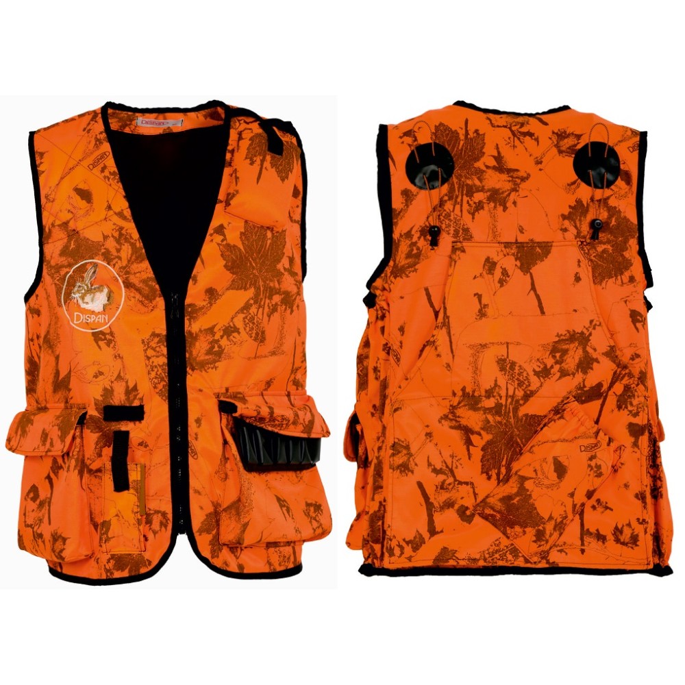 ΓΙΛΕΚΟ DISPAN camo orange με κέντημα λαγού (12ΠΚ)