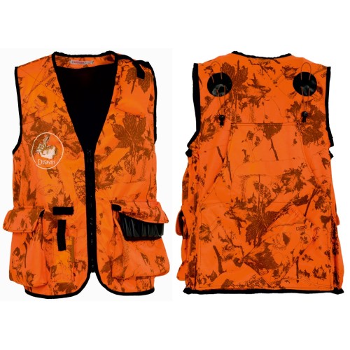 ΓΙΛΕΚΟ DISPAN camo orange με κέντημα λαγού (12ΠΚ)