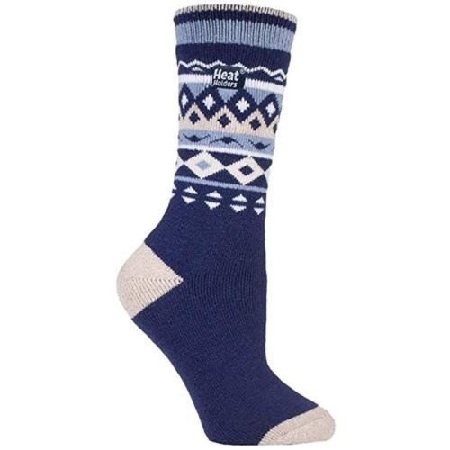 Γυναικείες ΚΑΛΤΣΕΣ HEAT HOLDERS Jacquard Lite Holmcroft - Navy / Cream