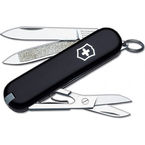 Ελβετικός Σουγιάς VICTORINOX Classic SD black 58mm 0.6223.3