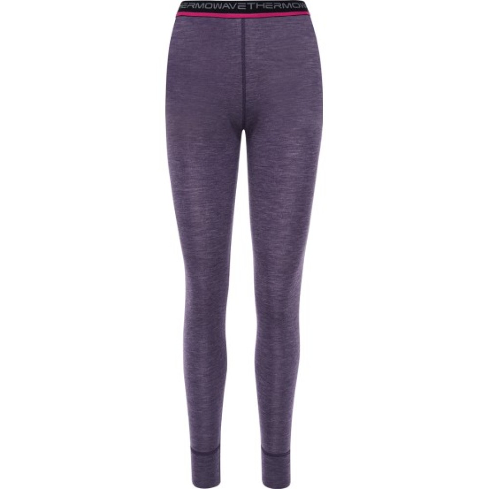 Ισοθερμικό παντελόνι Γυναικείο THERMOWAVE Merino Warm Active - Μωβ