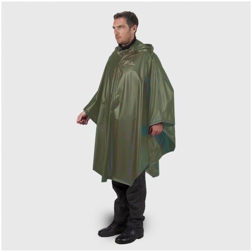 Αδιάβροχο πόντσο ανδρικό ANORAK Jumper - λαδί