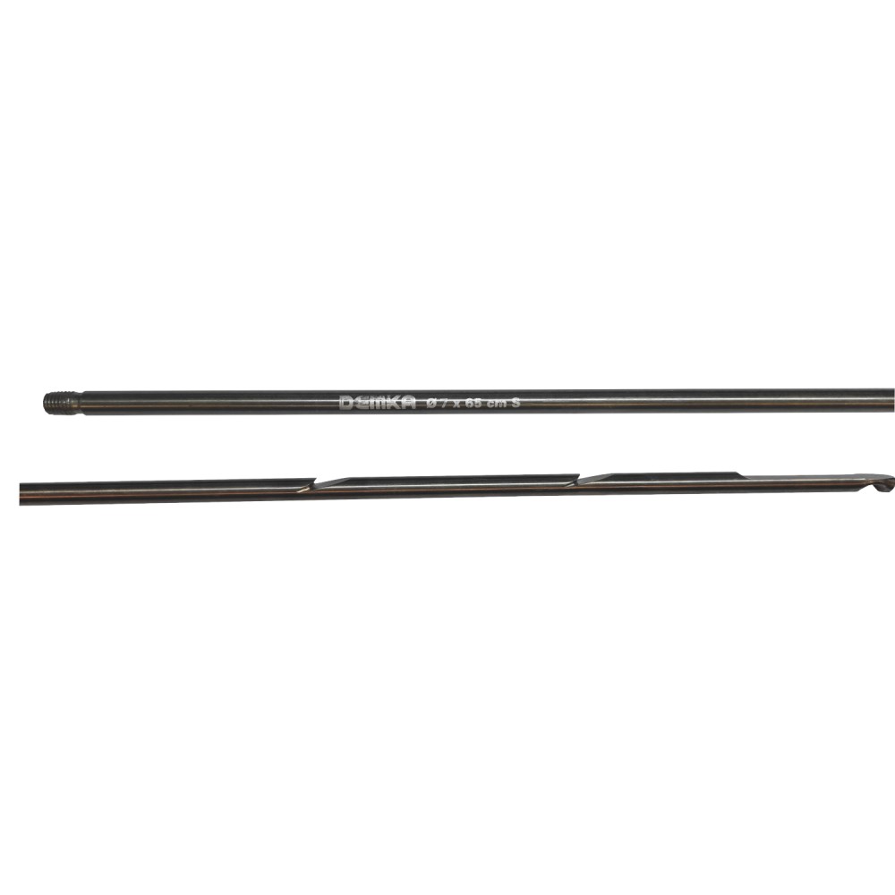 Βέργα Λαστιχοβόλου με σπείρωμα DEMKA 7mm / 120cm INOX