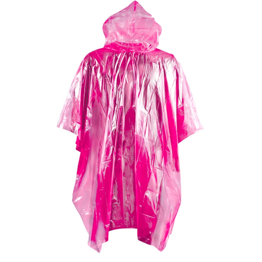 Αδιάβροχο Poncho PE COMPASS ενηλίκων 127 x 203 cm (21389) Ροζ