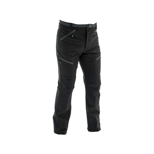 Apu Lhotse Softshell γυναικείο Μακρύ Παντελόνι Πεζοπορίας Μαύρο