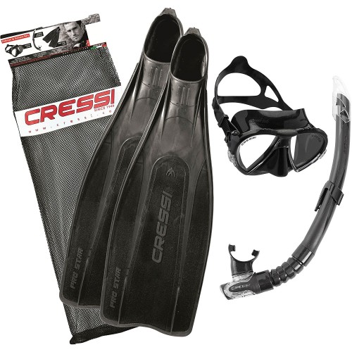 Σετ CRESSI Pro Star Bag - μαύρο