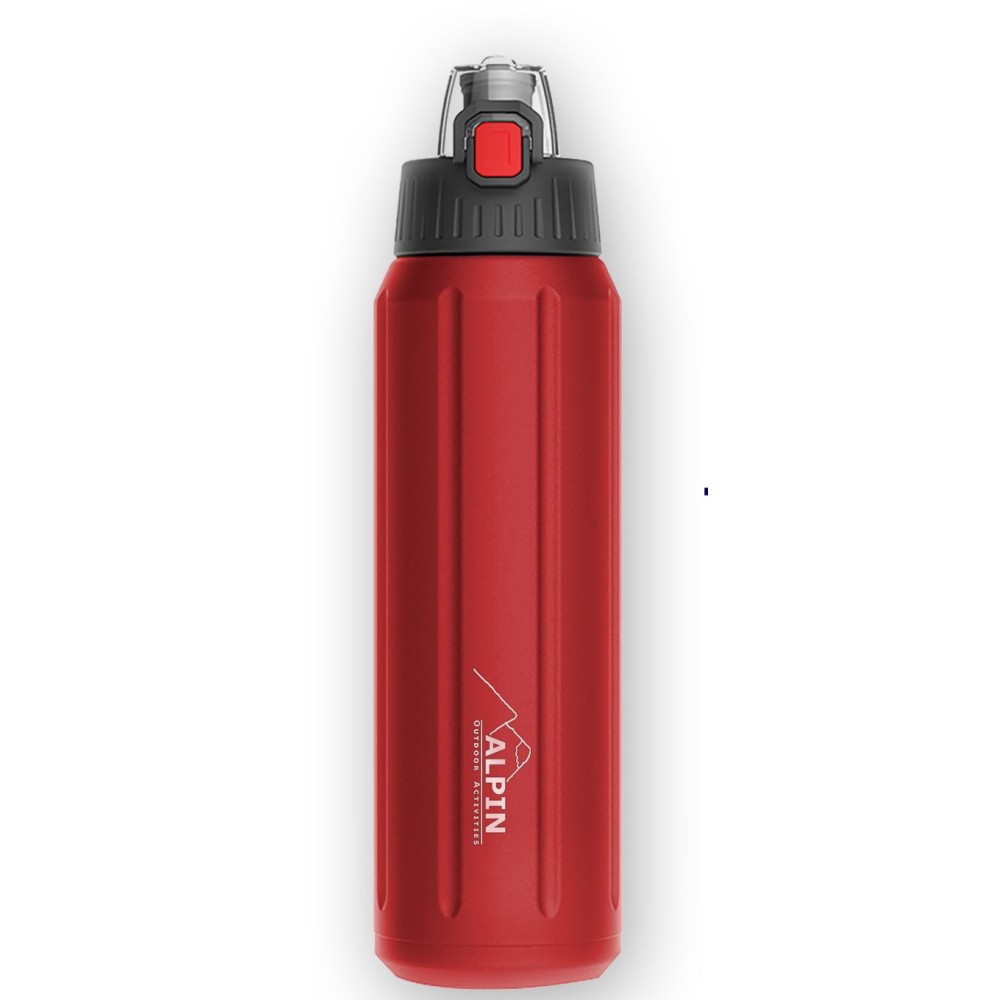 ALPIN Θερμός Ανοξείδωτο με Μόνωση 6 στρωμάτων 450ml - κόκκινο