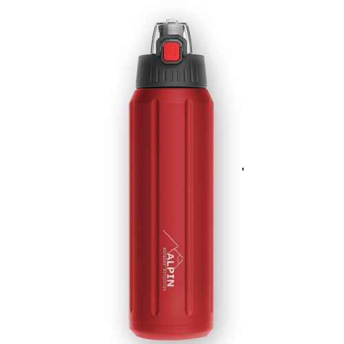 ALPIN Θερμός Ανοξείδωτο με Μόνωση 6 στρωμάτων 450ml - κόκκινο