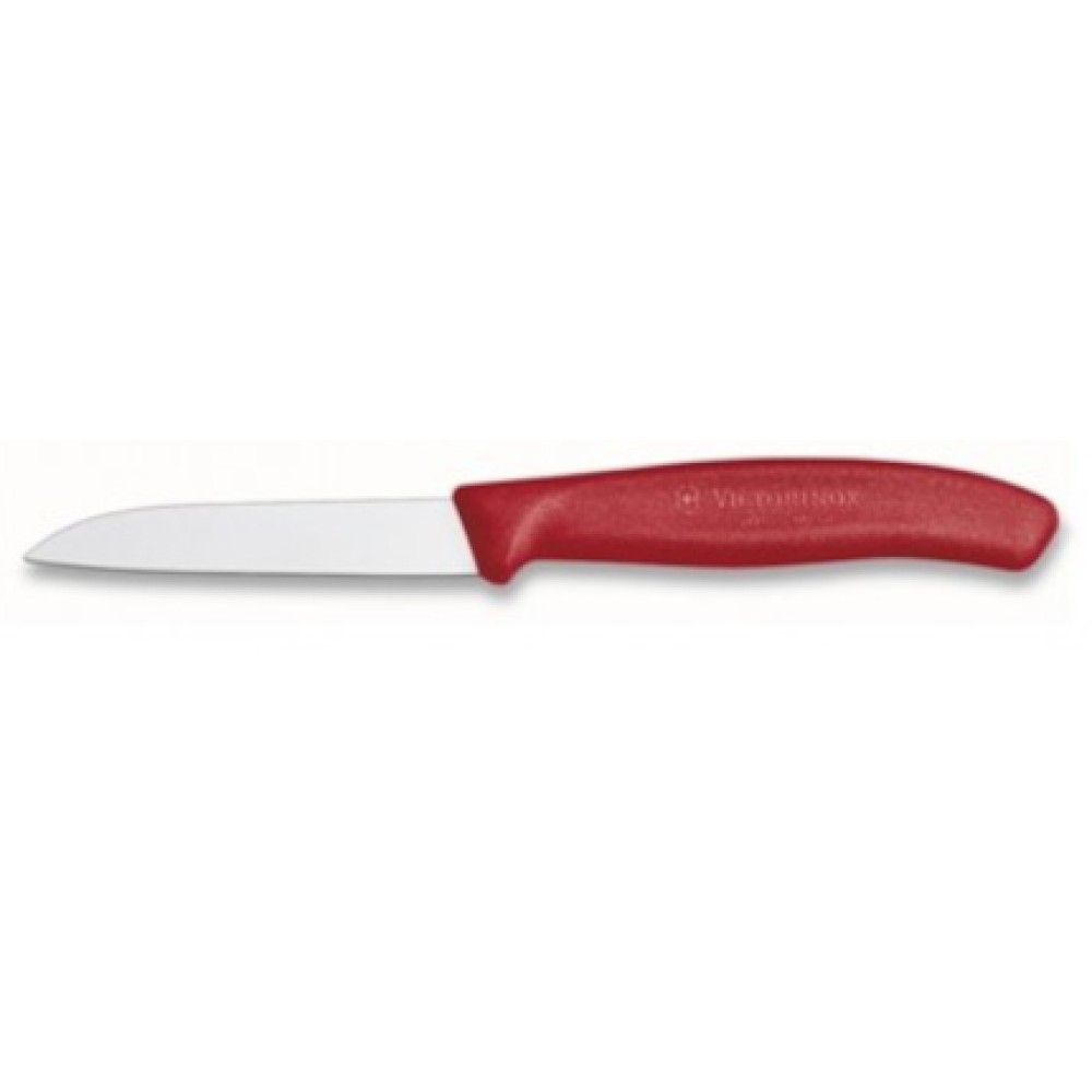 Μαχαίρι VICTORINOX Classic με λεία λεπίδα - κόκκινο (8cm)