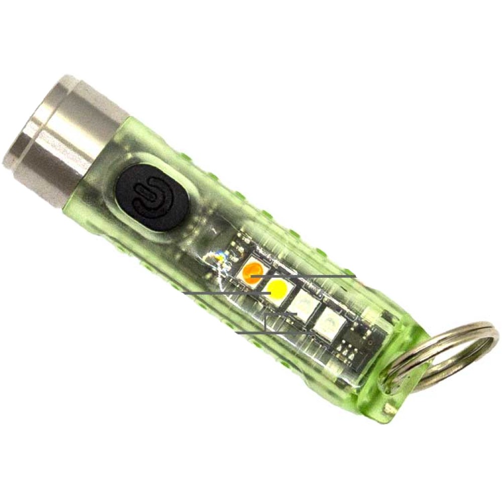 Φακός Μπρελόκ ALPINPRO Tiny (400 lum) - Πράσινο