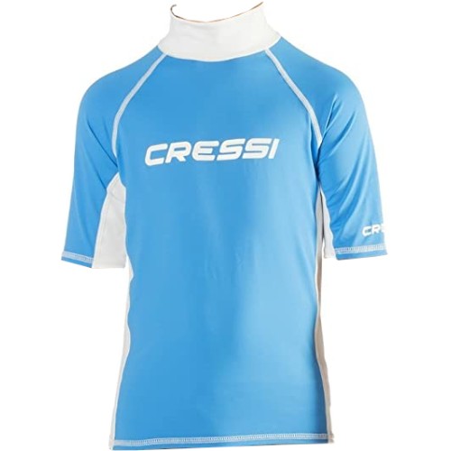 Παιδικό Rash Guard CRESSI κοντό μανίκι - γαλάζιο