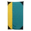Προστατευτική ψάθα ALPINTEC Favour Single 100cm x 180cm - σιέλ / κίτρινο