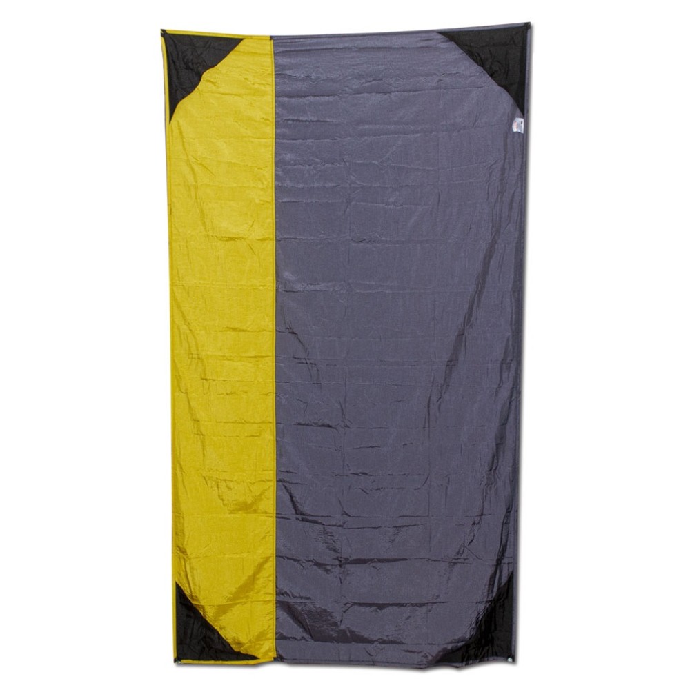 Προστατευτική ψάθα ALPINTEC Favour Single 100cm x 180cm - ανθρακίτης / κίτρινο