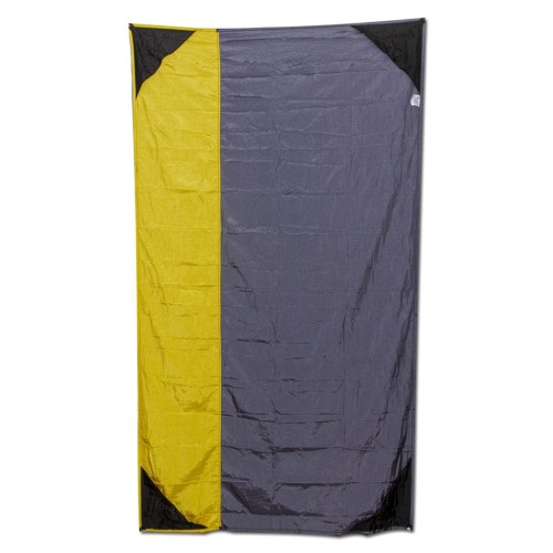 Προστατευτική ψάθα ALPINTEC Favour Single 100cm x 180cm - ανθρακίτης / κίτρινο