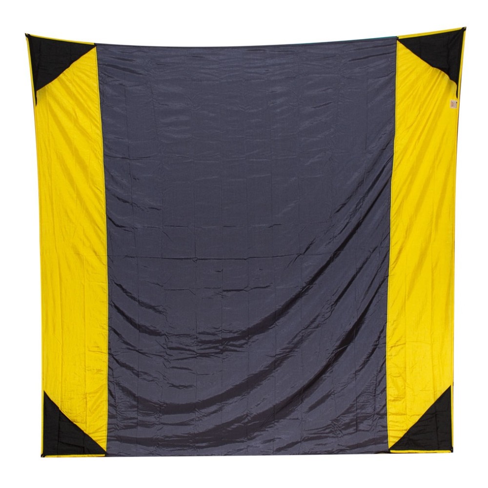Προστατευτική ψάθα ALPINTEC Favour Family 210cm x 210cm - κίτρινο / ανθρακίτης / κίτρινο