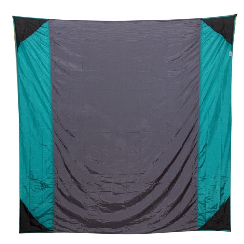 Προστατευτική ψάθα ALPINTEC Favour Family 210cm x 210cm - σιέλ / ανθρακίτης / σιέλ