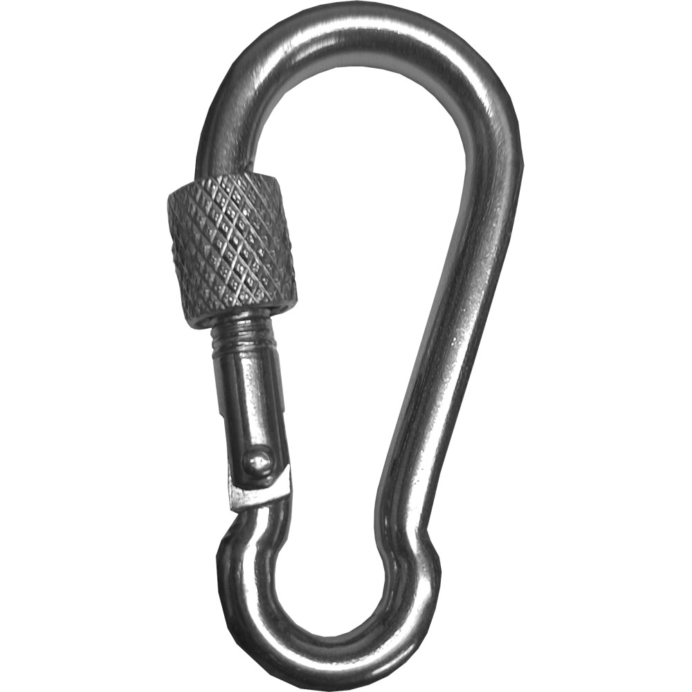 Πυροσβεστικός γάντζος ασφαλείας Φ.6 Inox AISI316
