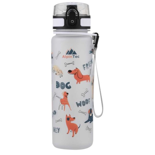 Παγούρι ALPINTEC Mood 500ml Happy Dogs - λευκό